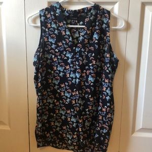 Primark Atmosphere Blue Butterfly Tank Blouse